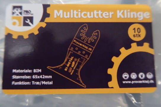 20 stk. Multicutter-klinger i Bi-metal 65x42mm (træ/metal)