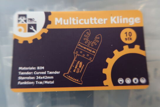 20 stk. Multicutter-klinger i Bi-metal 34x42mm (træ/metal)