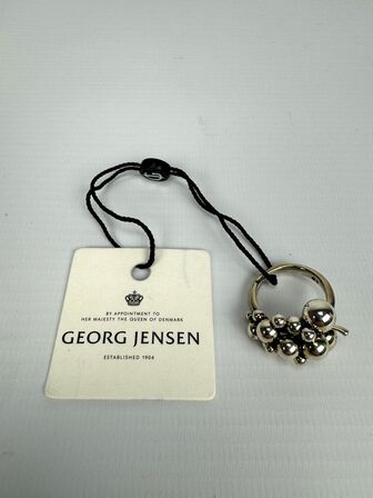 Georg Jensen Moonlight Grapes oxideret sølv ring - str. 53