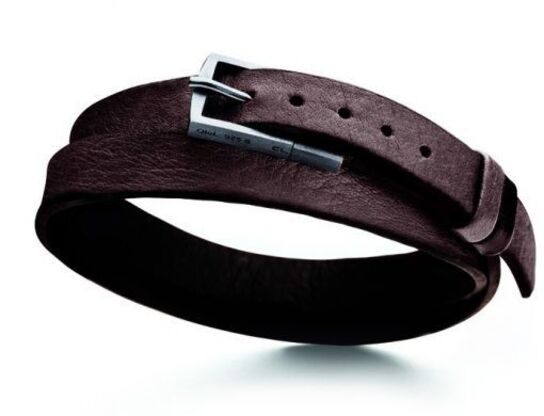 Ole Lynggaard læder armbånd A2531-002 - medium