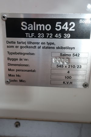 Styrepultsbåd SALMO 542 m. Bådtrailer SCANDICTRAILERS Sealine 18 (Momsfri)