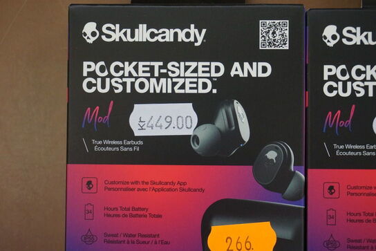 2 stk. Hovedtelefoner, Skullcandy