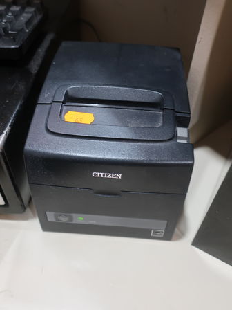 Kassesystem m. printer, bonprinter, scanner, kasse m.v.