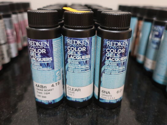 27 stk. hårfarveprodukter REDKEN (se billeder)