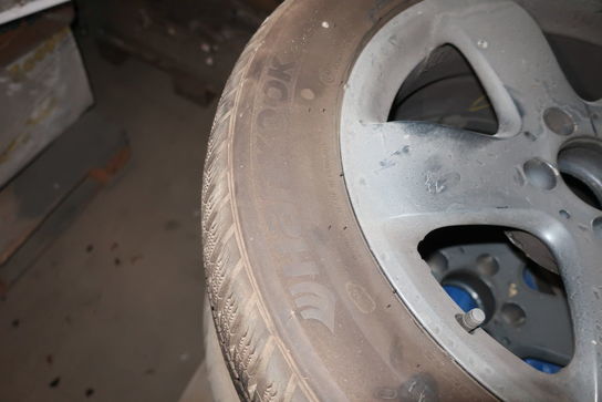 4 stk. alufælge med dæk HANKOOK 225/55R1695H