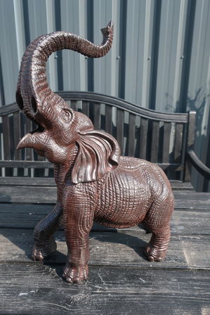 Elefant stående H48 cm. 