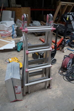 2 stk. Alu stiger 