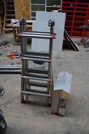 2 stk. Alu stiger 
