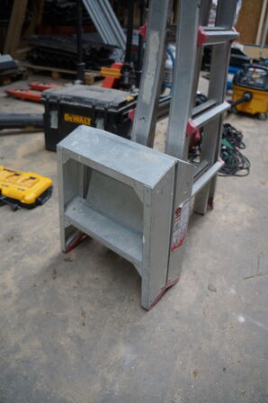 2 stk. Alu stiger 