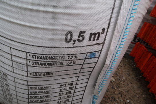 1 stk bigbag strandmørtel 7,7 %