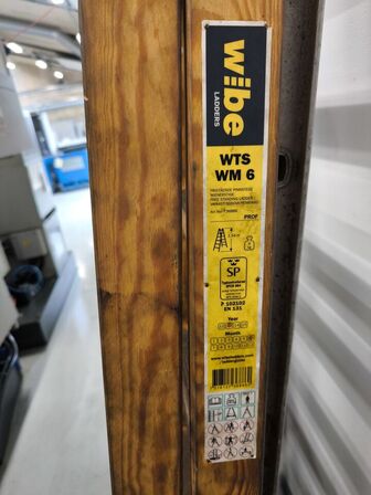 2 stk. stiger RAUFOSS alu og WIBE træ
