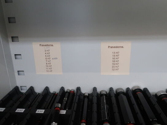 Prøvedorne i forsk. str. m.v.
