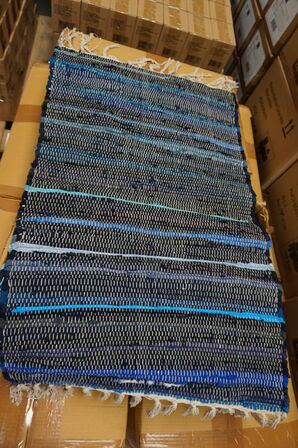 ca 240 stk Bomuldsgulvtæpper 50x80 cm 