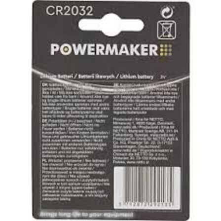 ca 8600 stk Knapcellebatteri CR2032 (2-pak)