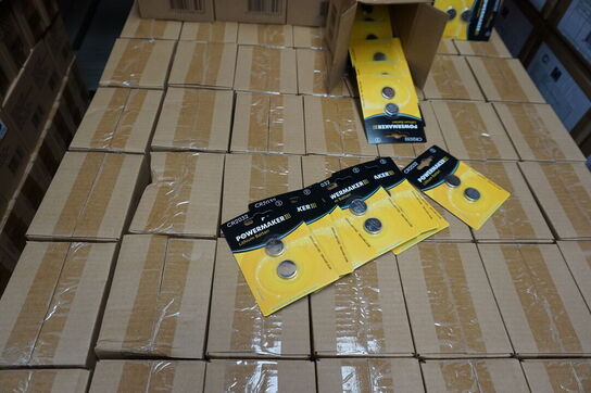ca 6500 stk Knapcellebatteri CR2032 (2-pak)