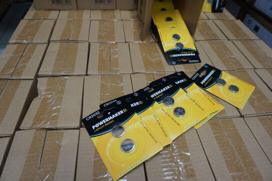 ca 8600 stk Knapcellebatteri CR2032 (2-pak)
