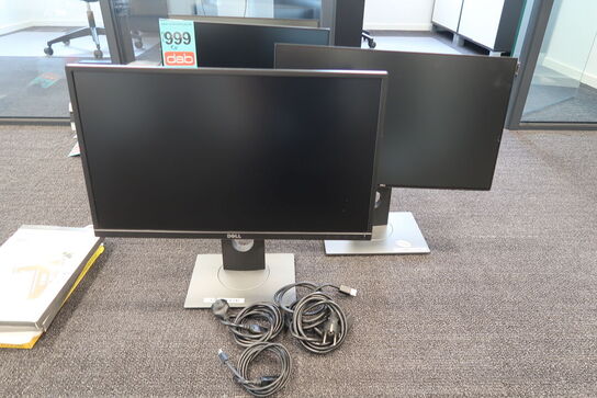 2 stk. Dell U2417H/P2417H Skærme 24"