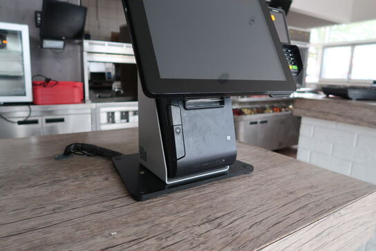 All-in-one touch computer ELO ESY22i5 med bonprinter samt dankortterminal