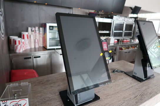 All-in-one touch computer ELO ESY22i5 med bonprinter samt dankortterminal