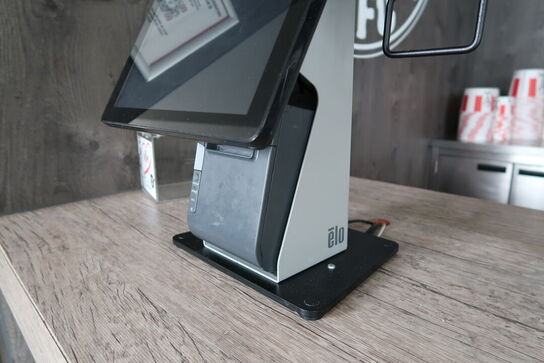 All-in-one touch computer ELO ESY22i5 med bonprinter samt dankortterminal
