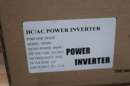 Inverter GREEN ENERGY Pure Sine Wave DC/AC Power 2000W