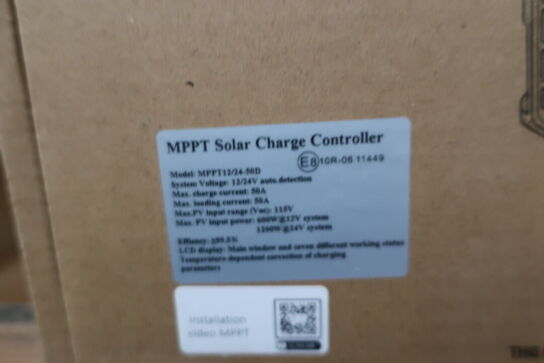 2 stk. charge controller GREEN ENERGY MPPT12/24-50D