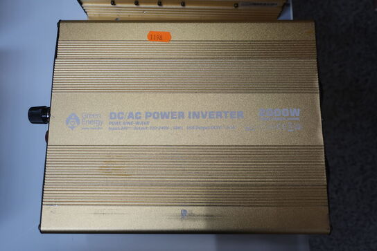 Inverter GREEN ENERGY Pure Sine Wave DC/AC Power 2000W