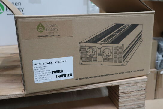 Inverter GREEN ENERGY Pure Sine Wave DC/AC Power 2000W
