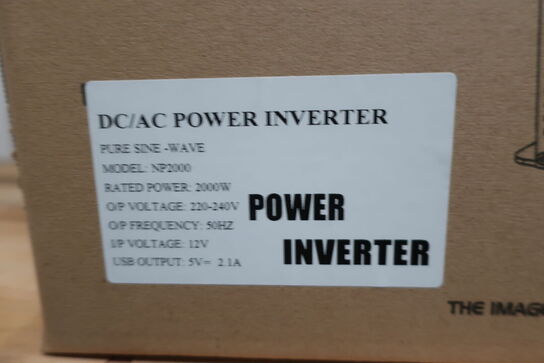 Inverter GREEN ENERGY Pure Sine Wave DC/AC Power 2000W