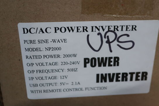 Inverter GREEN ENERGY Pure Sine Wave 2000W