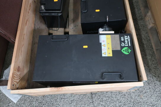 Testbatteri samt 2 stk. blaxkboxe