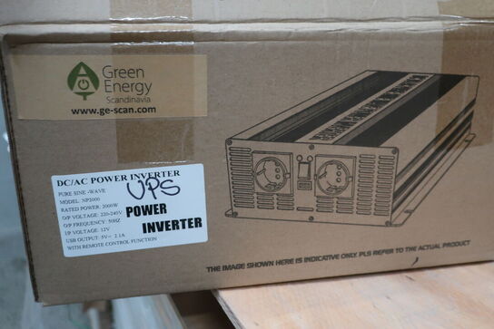 Inverter GREEN ENERGY Pure Sine Wave 2000W
