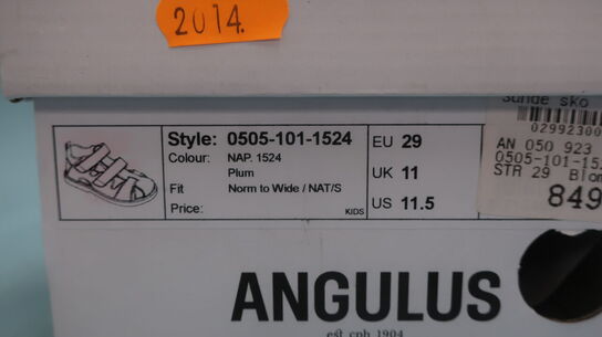 Børnesandal ANGULUS str. 29