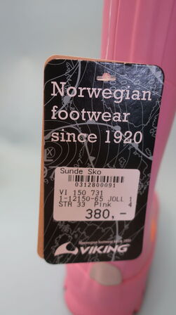 Gummistøvle VIKING str. 33