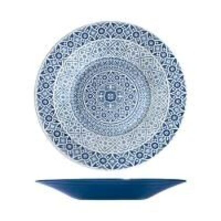 1 stk. Skål melamin blå 480 mm 6,5 ltr Marrakesh
