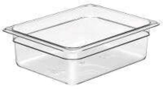 6 stk. Kantine 1/2 GN D100 mm klar Cambro