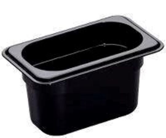 29 stk. Kantine 1/9 GN D100 mm sort Cambro