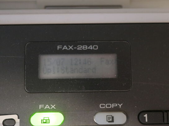 Faxmaskine BROTHER FAX-2840