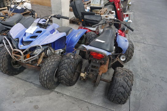 3 stk. ATV + 1 stk. el-scooter 