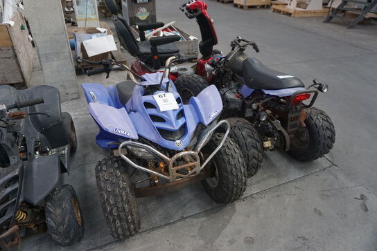 3 stk. ATV + 1 stk. el-scooter 