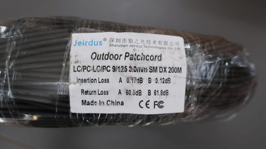 Patchkabel LC/PC-LC/PC 9/125 3,0MM SM DX 200M