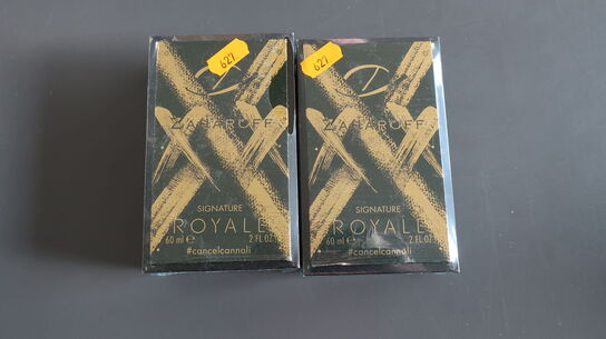 2 stk. perfumer ZAHAROFF Signature Royal 60 ml