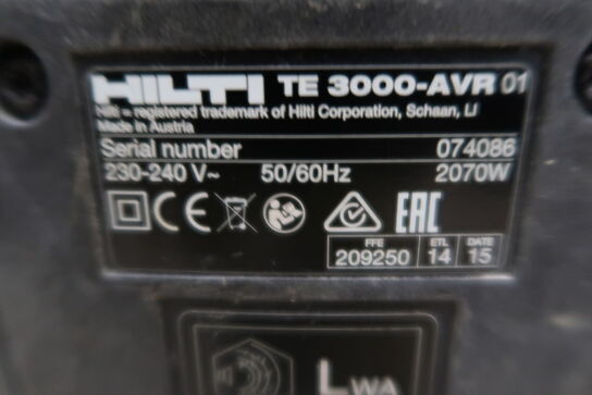 Mejselhammer HILTI TE 3000-AVR