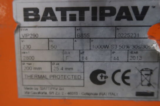 Elektrisk fliseskærer BATTIPAV VIP 290