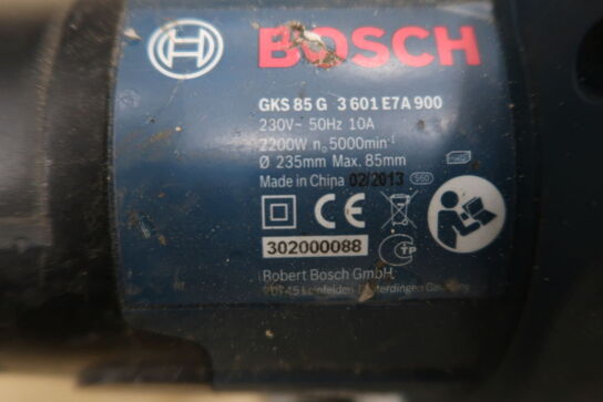 Rundsav BOSCH GKS 85 G