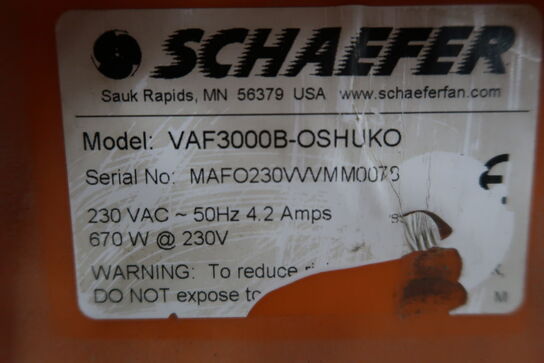 Ventilator SCHAEFER VAF3000B