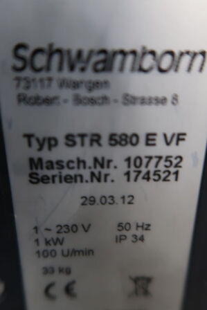 Gulvplejemaskine SCHWAMBORN STR 580 E VF