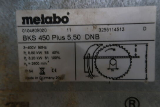 Bordsav METABO BKS 450