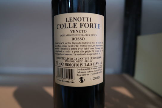 5 fl. Lenoti Colle Forte Veneto Rosso