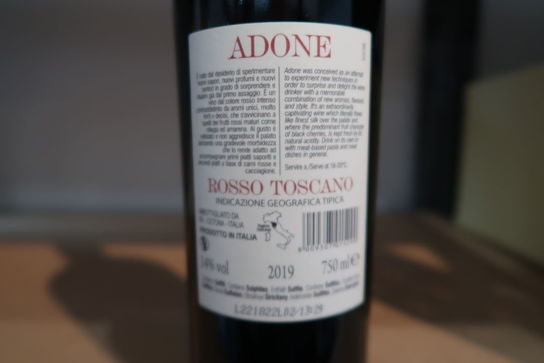 6 fl. Adone Rosso Toscano 2019